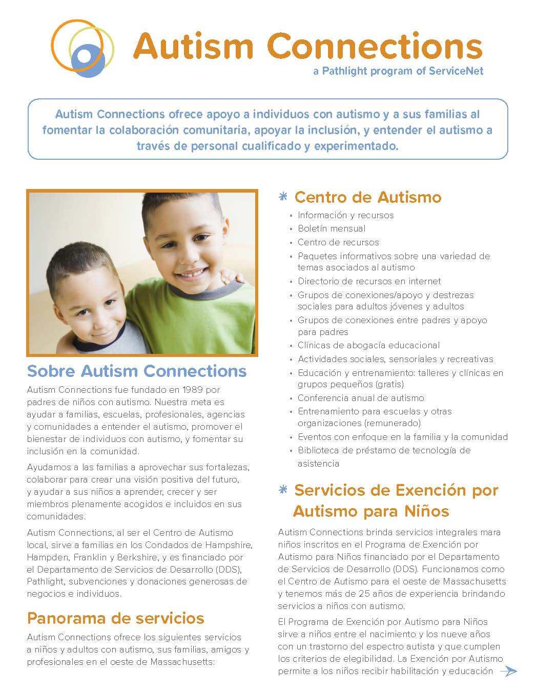Autism Connections flat brochure SPANISH April 2026_Page_1